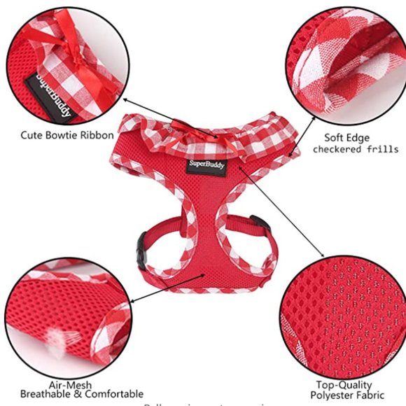 SuperBuddy Upgraded No Pull & No Choke Dog Harness, Super Soft Mesh Breathable P - Picture 2 of 4
